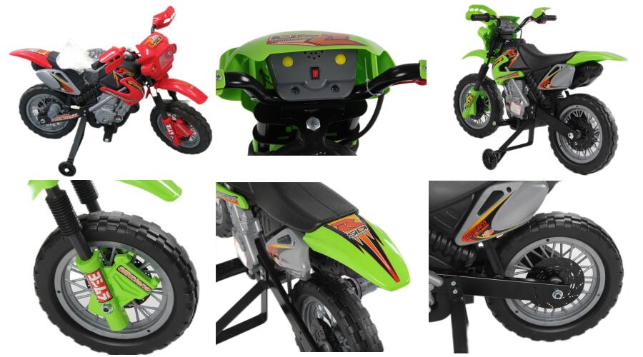 6V motocicletas infantis elétricas