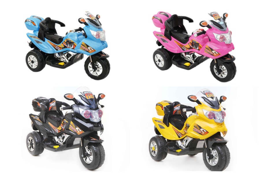6V&12V električni dječji motocikl lijepe žute boje