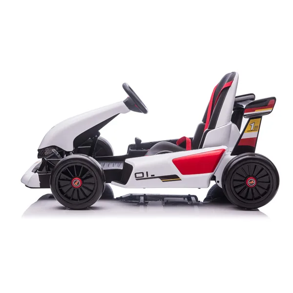 24V Electric Go Kart with Drift Function and Safety Belts