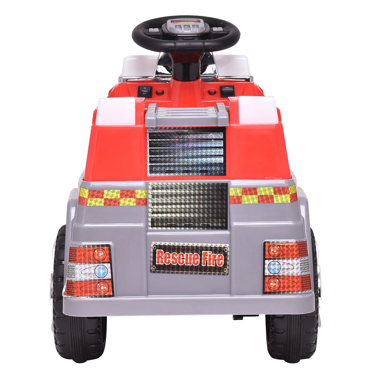 6V Simulation fire four-wheeled vehicle
