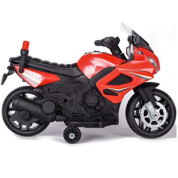 6V kids motorcycle police car