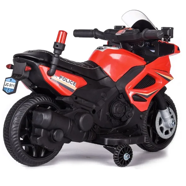 6V kids motorcycle police car