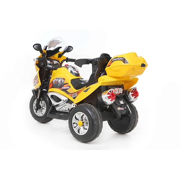 6V&12V electric kids motorcycle beautiful yellow color