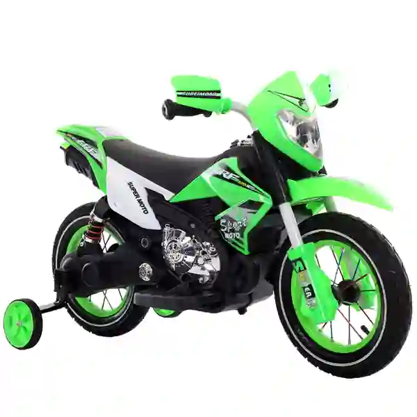 6v Kids Motorcycle with Inflatable Wheels