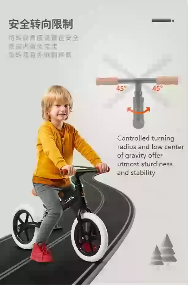 CHITUO 12 Inch Kids Balance Bike with EVA Foam Tires, Quick-Release Seat & Spring Suspension for Age 2+