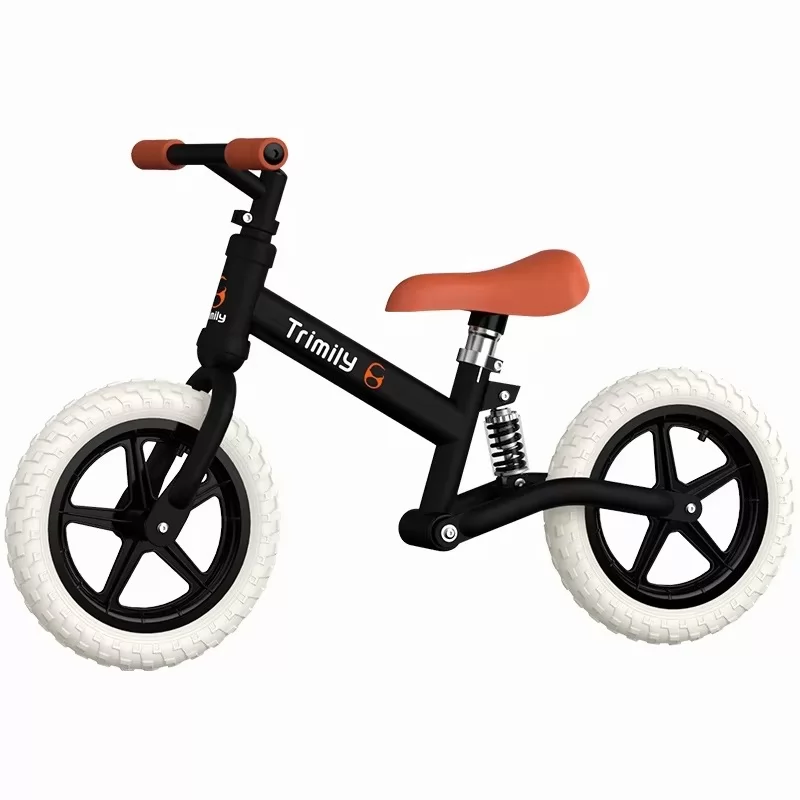 CHITUO 12 Inch Kids Balance Bike with EVA Foam Tires, Quick-Release Seat & Spring Suspension for Age 2+