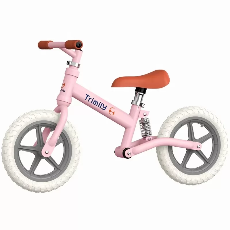 CHITUO 12 Inch Kids Balance Bike with EVA Foam Tires, Quick-Release Seat & Spring Suspension for Age 2+