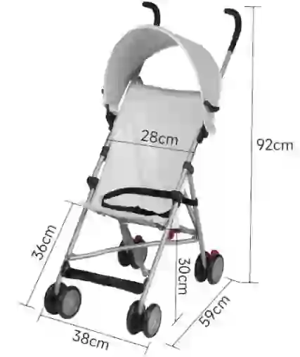 CHITUO CBB-XMB2606 Lightweight Foldable Baby Stroller — ASTM F833 Certified Compact Travel System