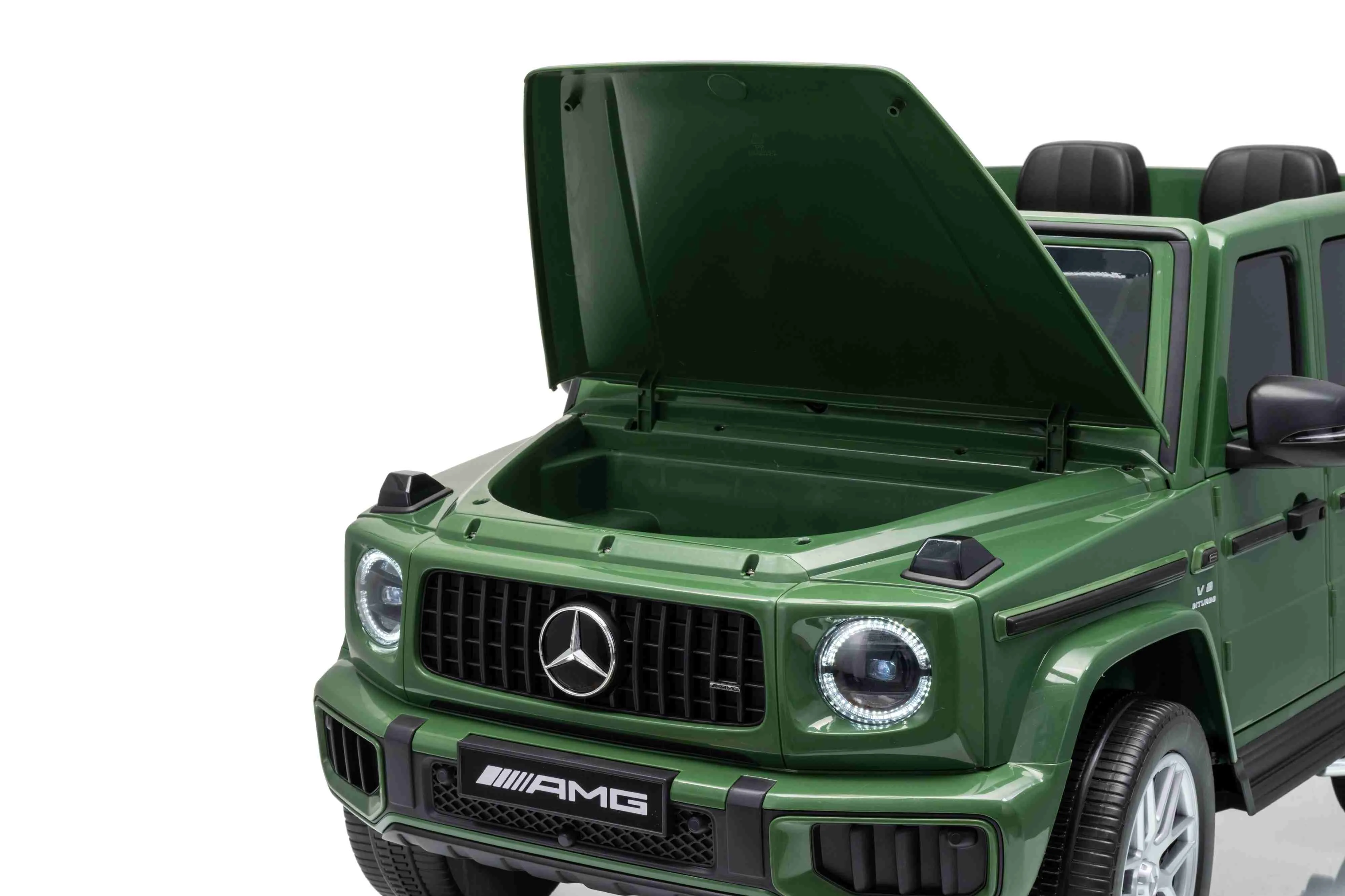 Licensed Mercedes-AMG G63 2-Seater Kids Electric Ride-On Car 12V/24V 200W