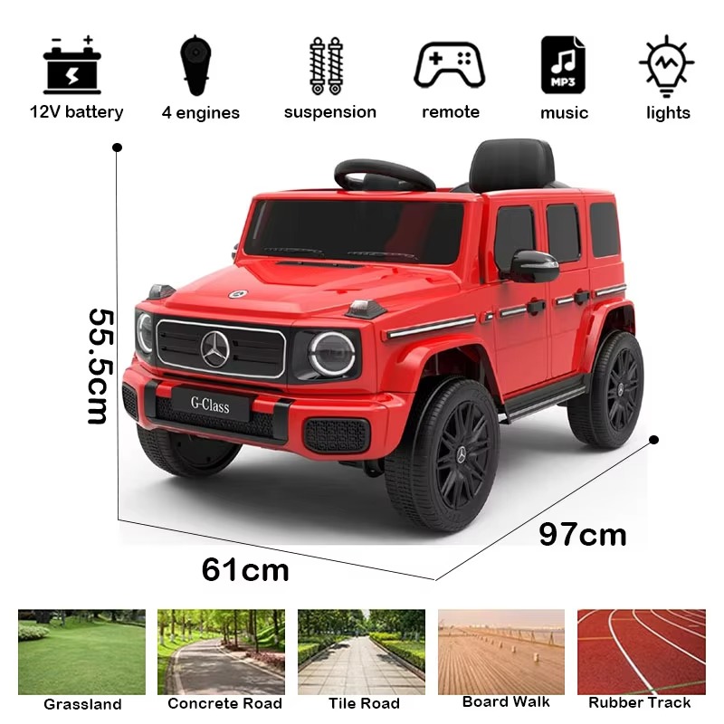 CHITUO Toys Launches Licensed Mercedes G580 Kids Ride-On Car with Bluetooth Dashboard