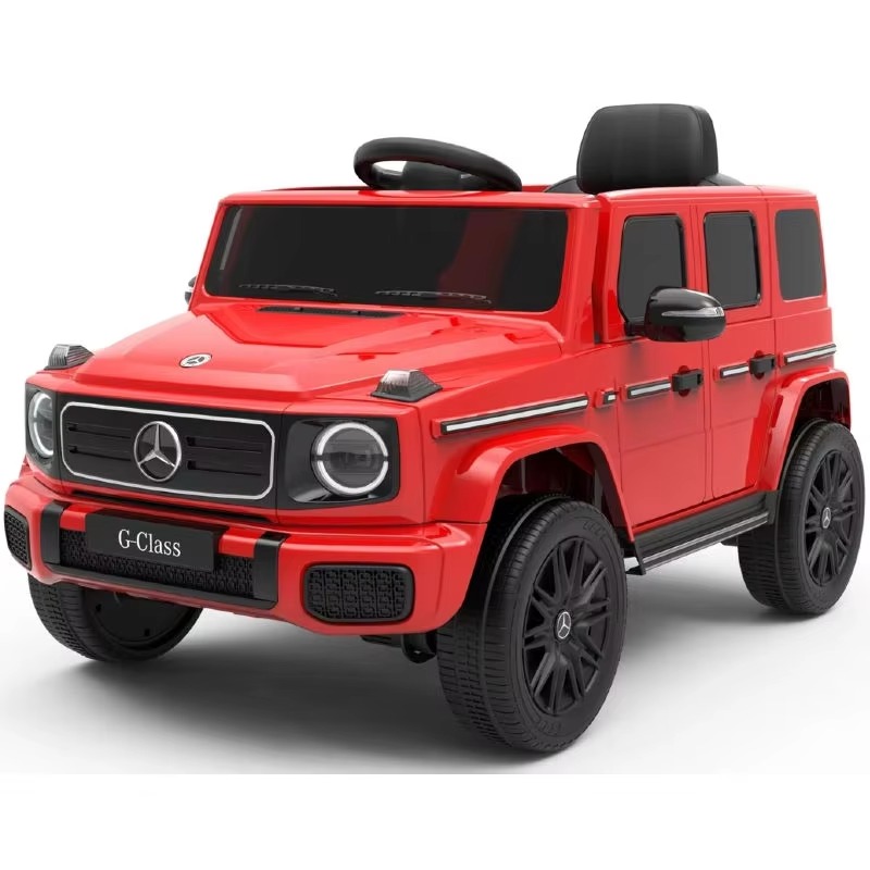 Licensed Mercedes-Benz G 580 Kids Electric Ride-On Car | 6V/12V/24V Battery | 4 Motors | Bluetooth Music Dashboard | Double Door | Shock Absorber