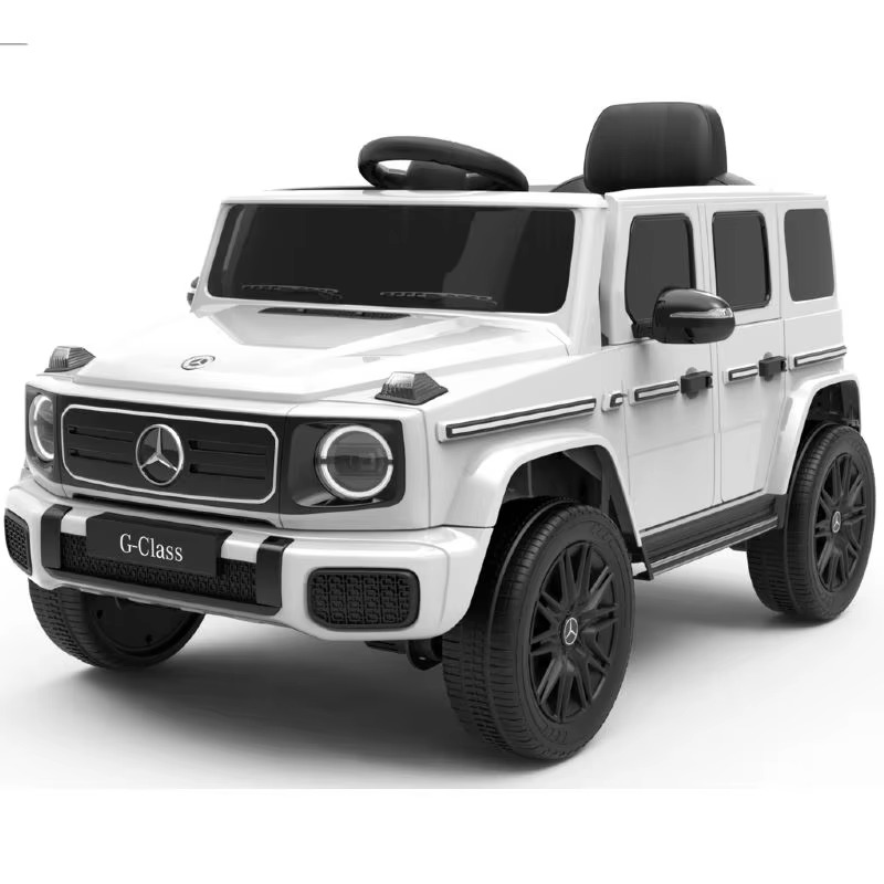 Licensed Mercedes-Benz G 580 Kids Electric Ride-On Car | 6V/12V/24V Battery | 4 Motors | Bluetooth Music Dashboard | Double Door | Shock Absorber