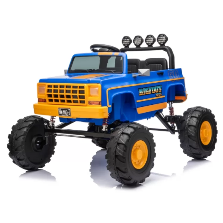 CL-SHJ62609 BIG FOOT Licensed 24V Ride-On Monster Truck with 2.4G Remote, 4WD Suspension & LED Lights