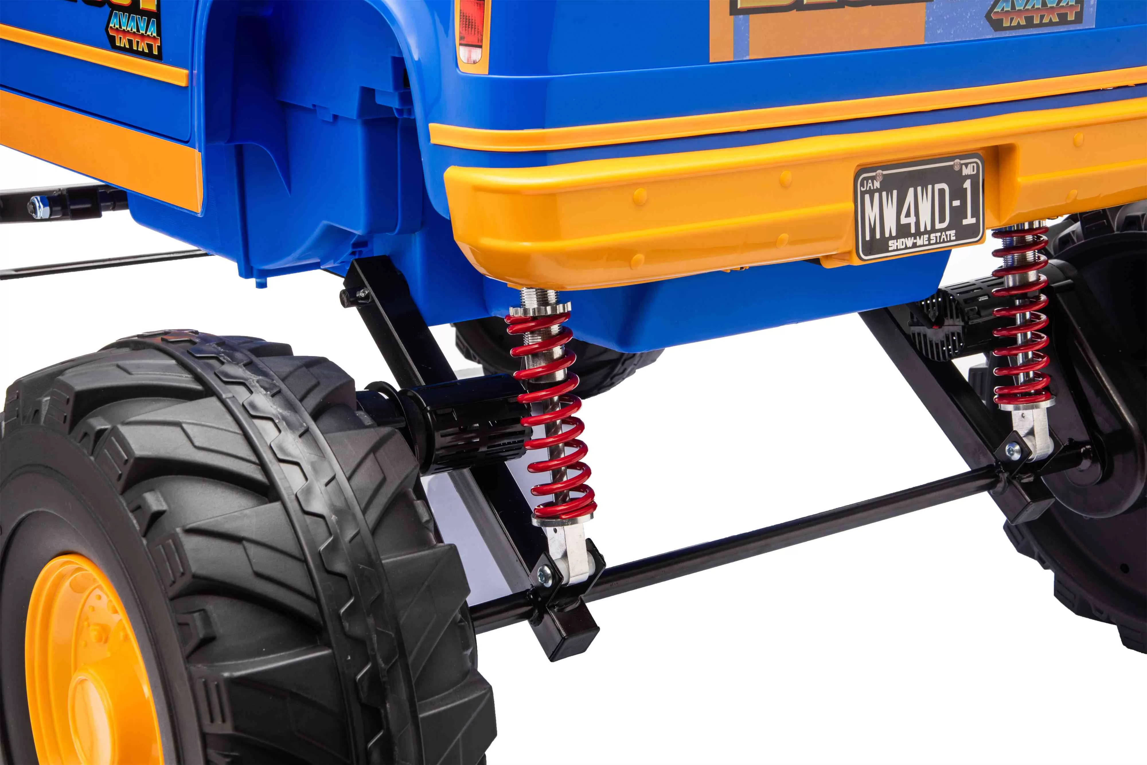 CL-SHJ62609 BIG FOOT Licensed 24V Ride-On Monster Truck with 2.4G Remote, 4WD Suspension & LED Lights