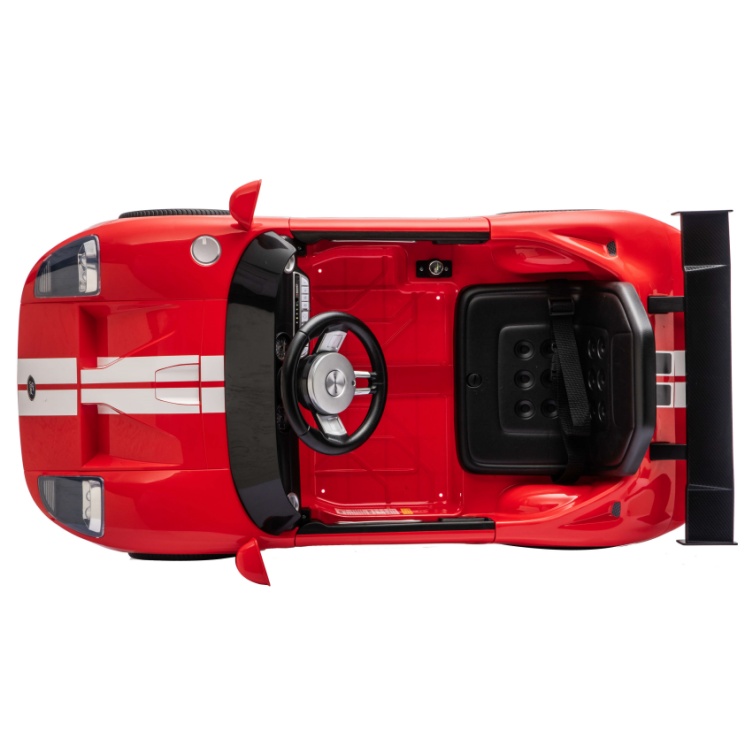 Ford GT Licensed Kids Ride-On Car — 12V 4-Motor Electric Sports Car with Bluetooth, Mobile App & LED Lights