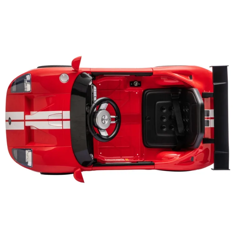 Ford GT Licensed Kids Ride-On Car — 12V 4-Motor Electric Sports Car with Bluetooth, Mobile App & LED Lights