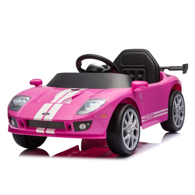 Ford GT Licensed Kids Ride-On Car — 12V 4-Motor Electric Sports Car with Bluetooth, Mobile App & LED Lights