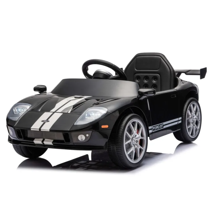 Ford GT Licensed Kids Ride-On Car — 12V 4-Motor Electric Sports Car with Bluetooth, Mobile App & LED Lights