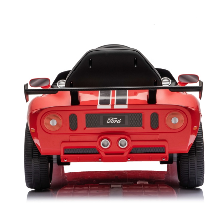 Ford GT Licensed Kids Ride-On Car — 12V 4-Motor Electric Sports Car with Bluetooth, Mobile App & LED Lights