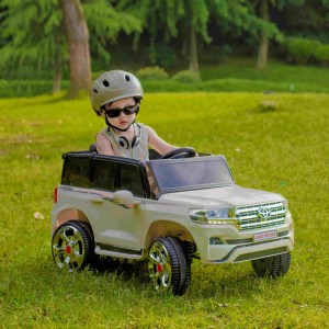 Kids Battery Powered Toyota Land Cruiser Electric Ride-On Car