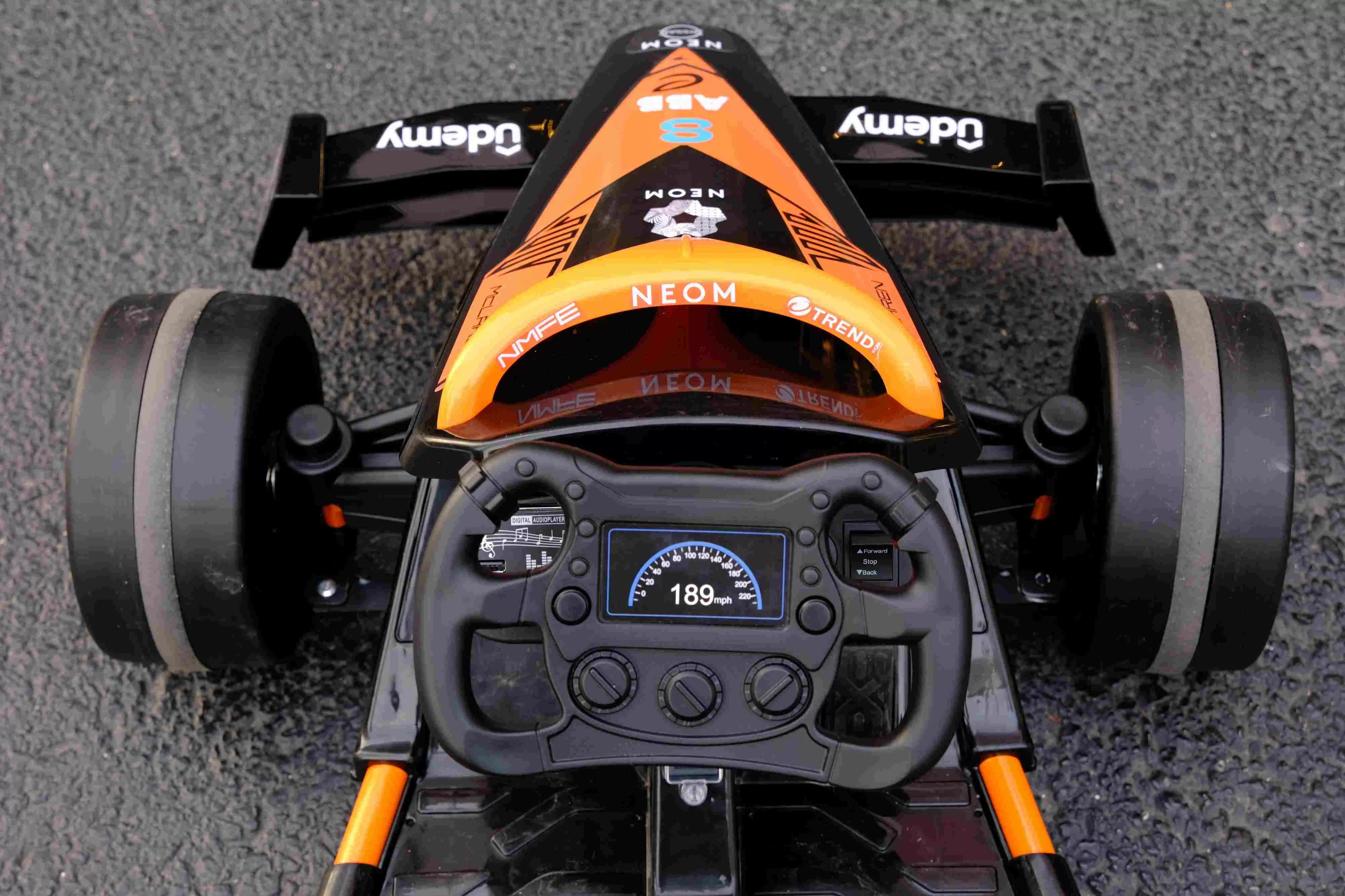 Kids Electric Drift Go-Kart | McLaren Style RC Go-Kart with Bluetooth Music – CHITUO