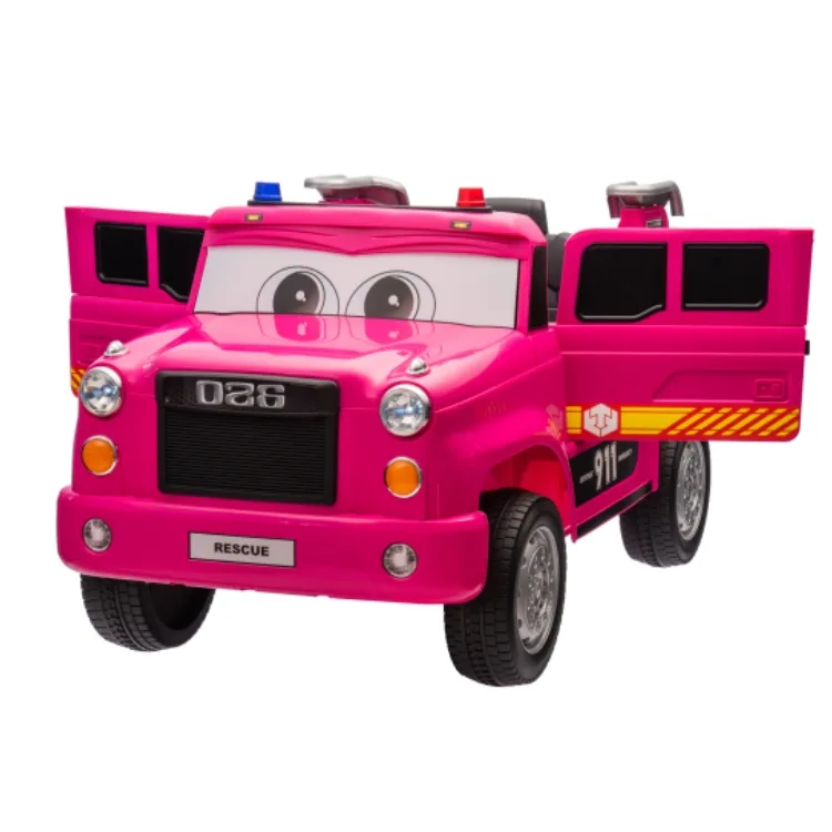 2024 New cartoon vehicle model Kid ride on car with 2.4G R/C