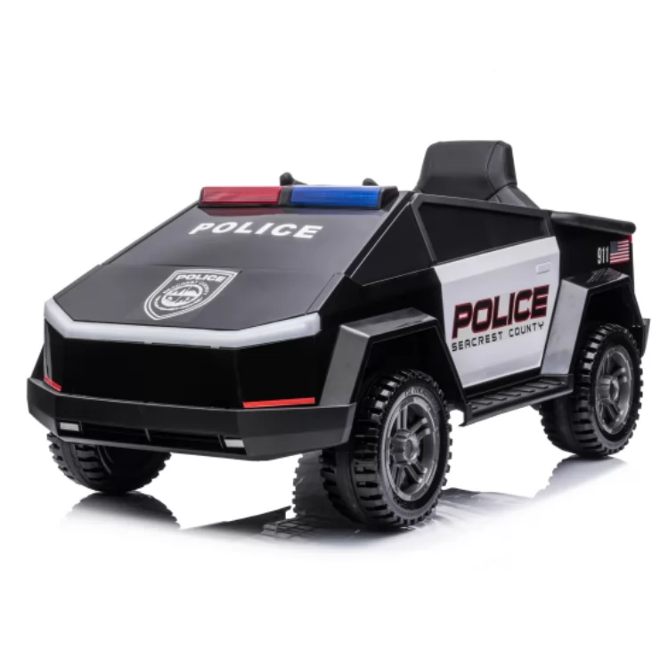 CN-SHJ102102P Cybertruck Kids Police & Fire Truck Electric Car – Emergency Vehicle Ride-On Featured Image