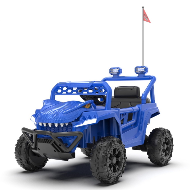 CN-TJB20820 Dinosaur Electric Ride-On Car 12V 2-Seater with Bluetooth and Four-Wheel Suspension