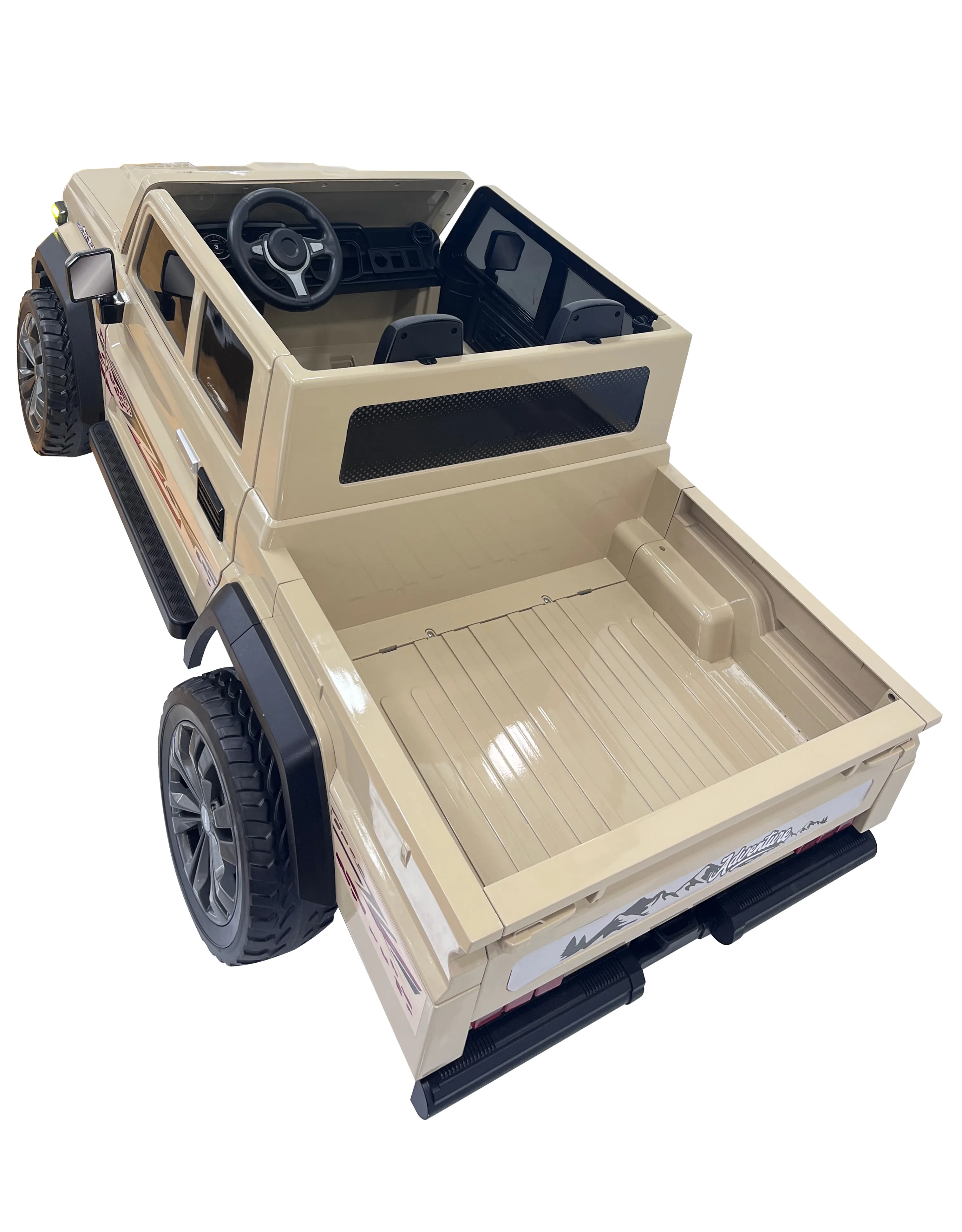 2025 New Style Rechargeable 24V/12V Kids Off Road Big Size Ride On Car Boys Pickup Truck Electric Children Car For Kids 2 Seat