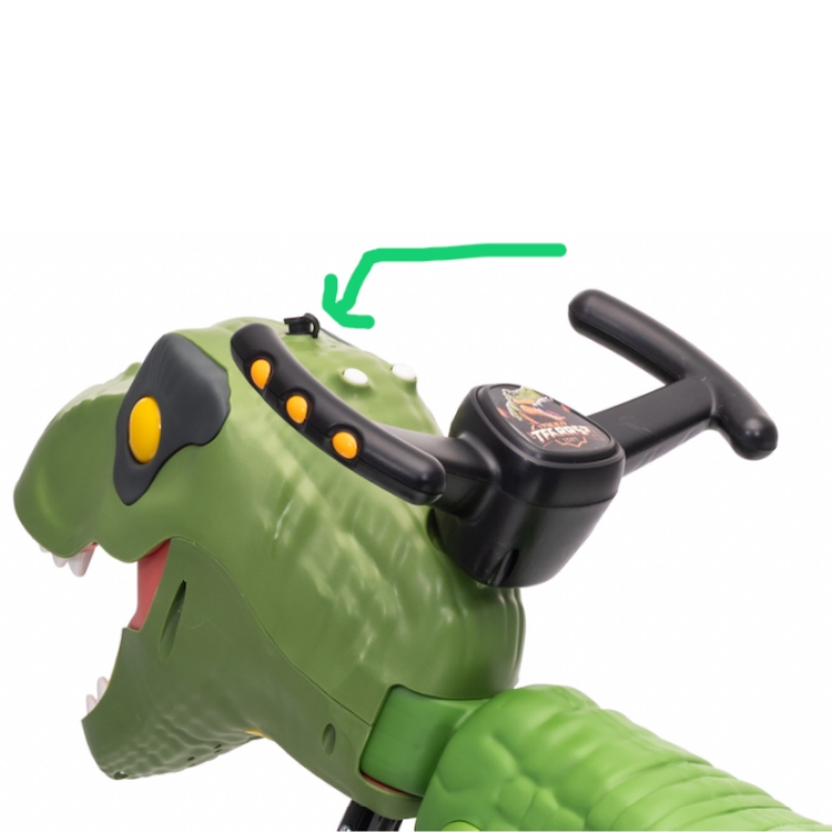 Kids Ride On Dinosaur Pedal Car Drifting Sliding Toy 88x54x57cm Water Spray LED Lights Music EVA Wheels Wholesale
