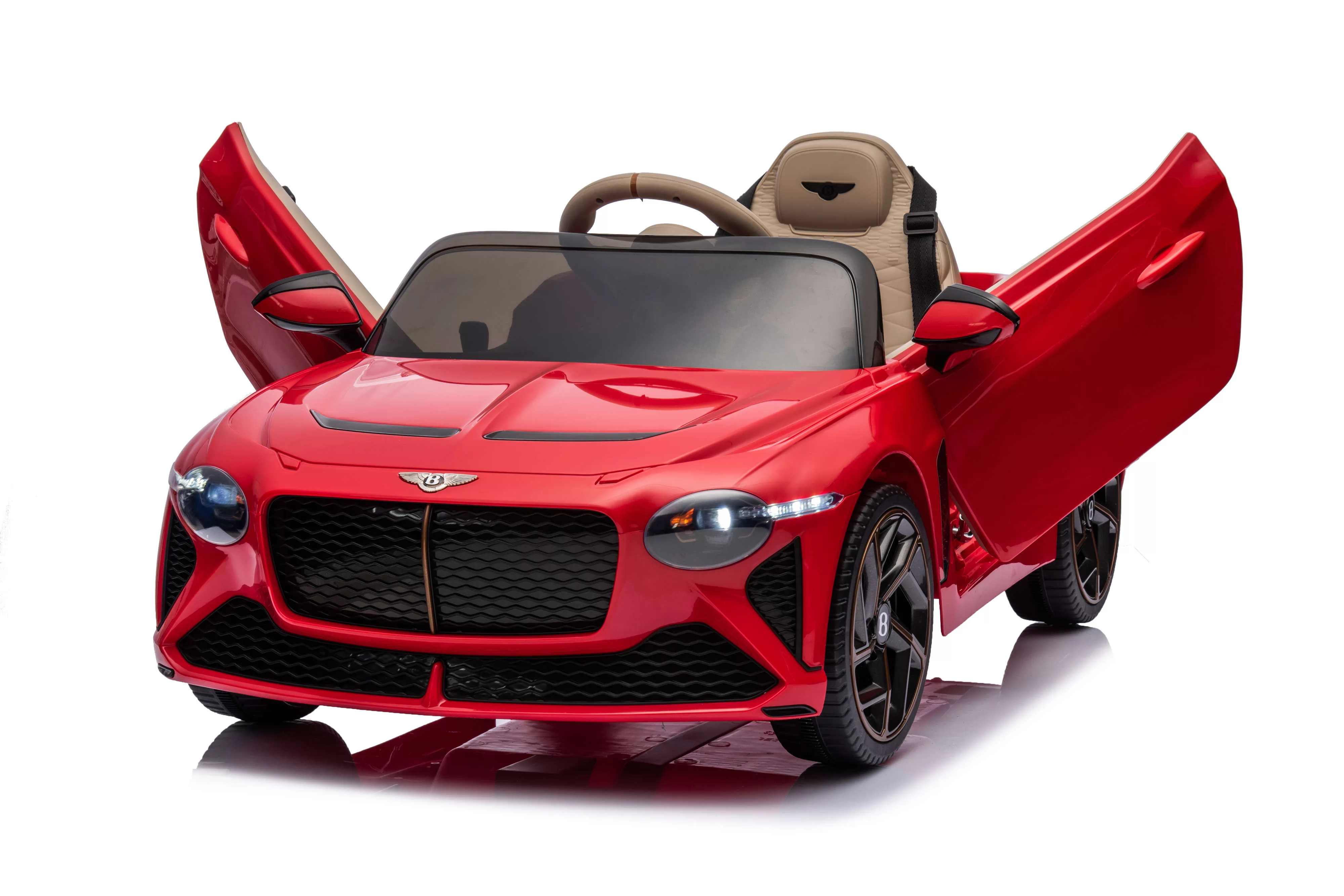 Official Licensed Bentley Bacalar 12V 4WD Kids Ride-On Car with 2.4G Remote, Bluetooth Dashboard & Opening Doors