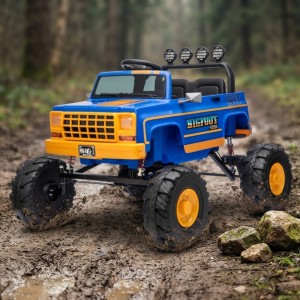 CL-SHJ62609 BIG FOOT Licensed 24V Ride-On Monster Truck with 2.4G Remote, 4WD Suspension & LED Lights