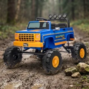 CL-SHJ62609 BIG FOOT Licensed 24V Ride-On Monster Truck with 2.4G Remote, 4WD Suspension & LED Lights