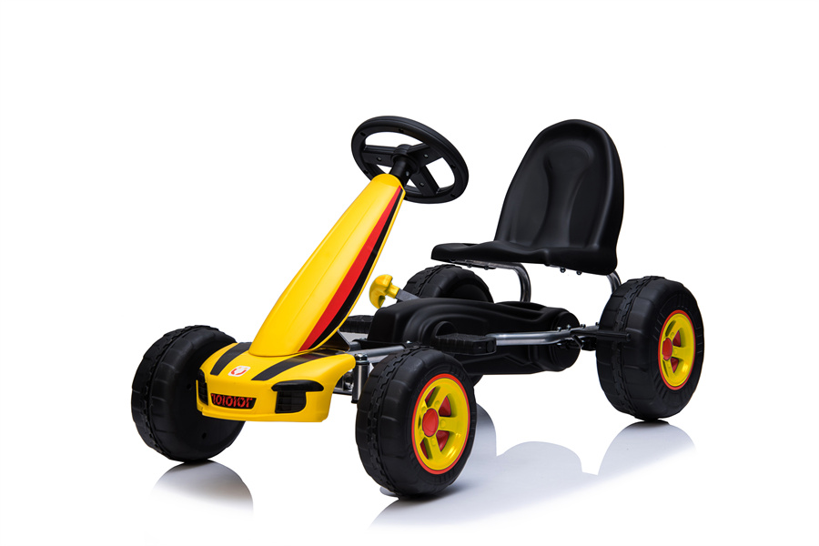 Hotselling Go Kart Car with Handbrake and inflatable wheels (1)