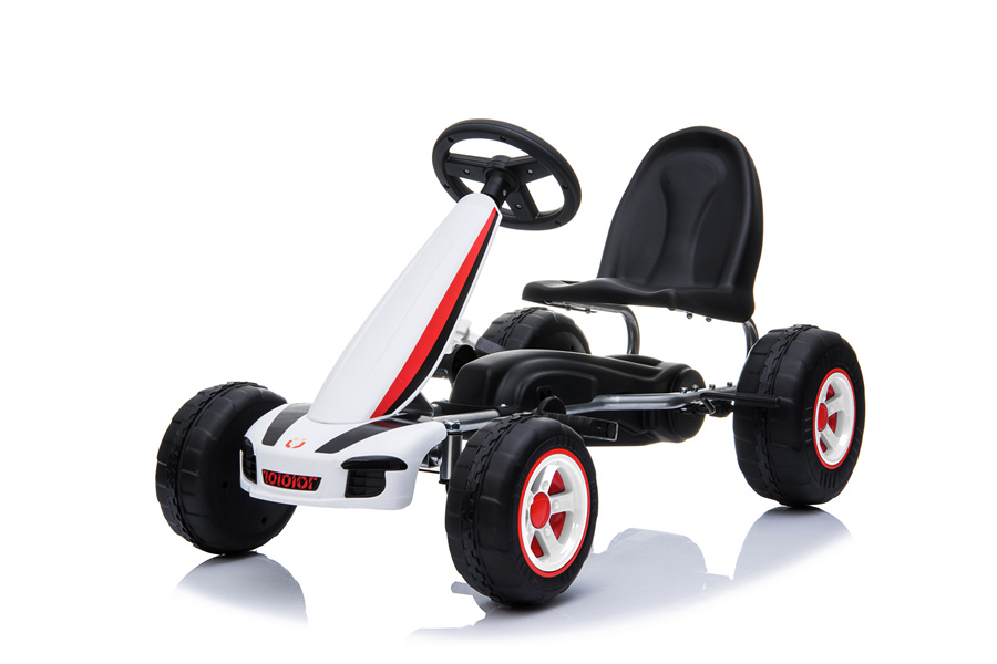 Hotselling Go Kart Car with Handbrake and inflatable wheels (9)