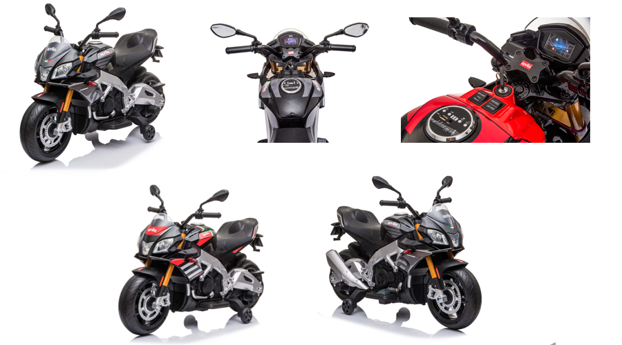 ലൈസൻസുള്ള Aprilia Tuono V4 മോട്ടോർസൈക്കിളിൽ