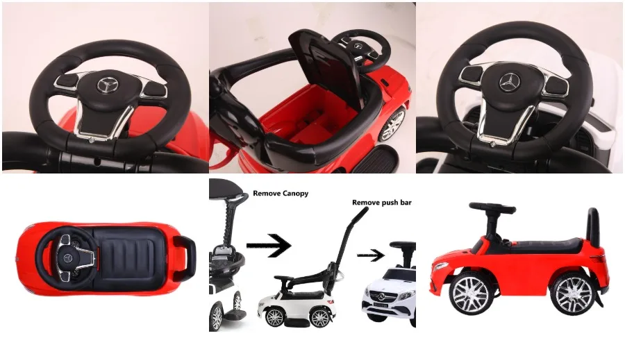 Licensed Mercedes-Benz AMG GLE 63 Coupe Kids Push Cars (5)