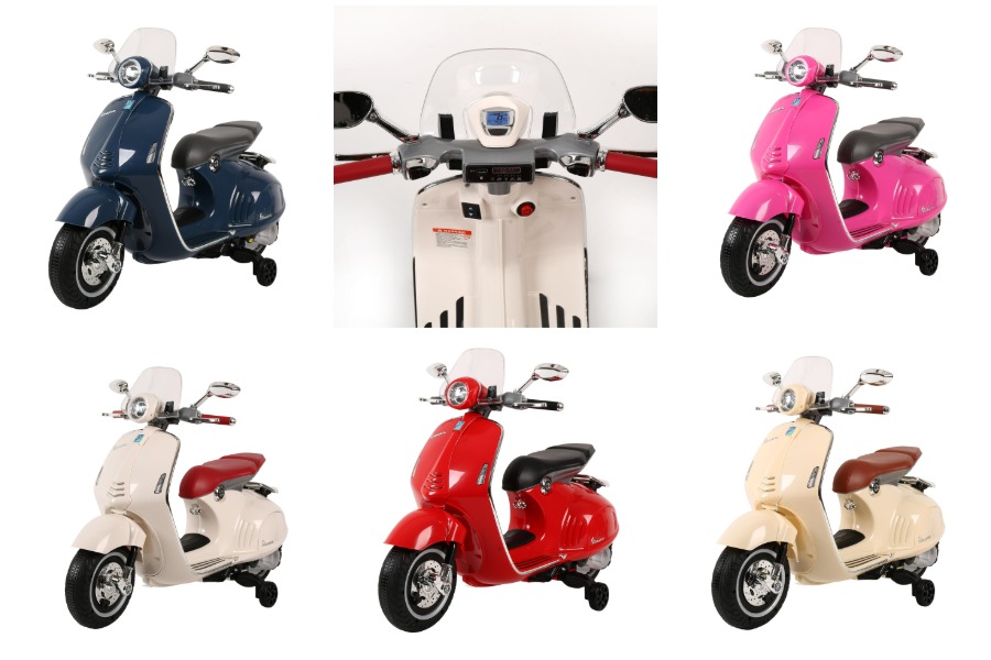 Licensed Vespa 946 Battery Operated Motorcycle