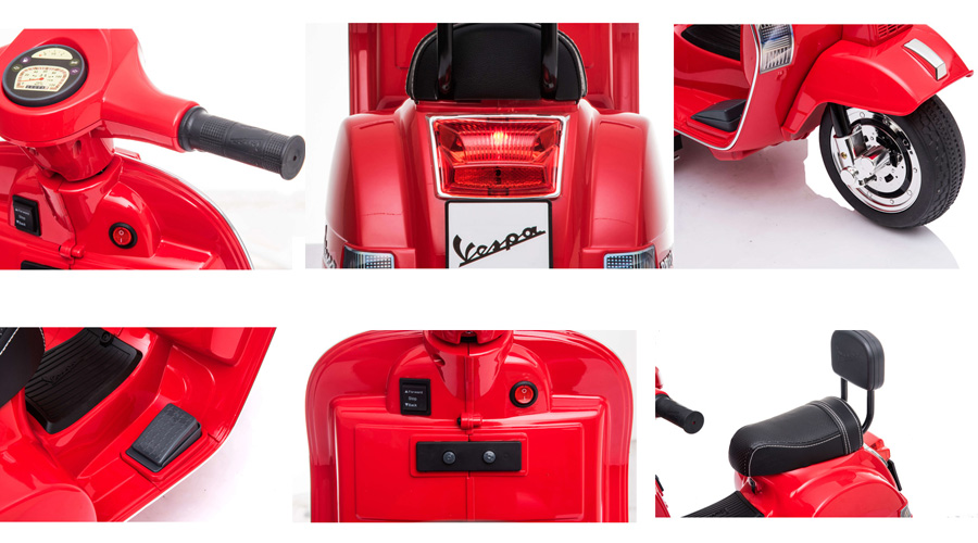 Licensed Vespa PX150 kids motorcycle (1)