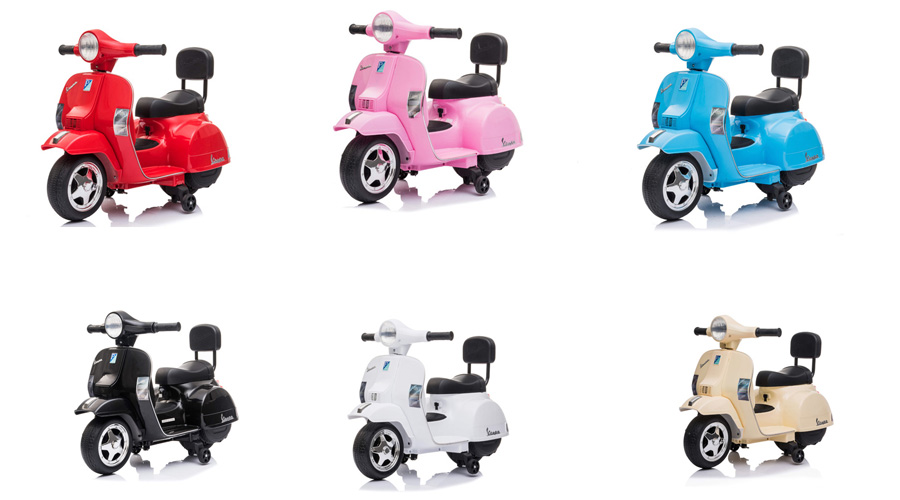 Motocicleta infantil con licencia Vespa PX150 (2)