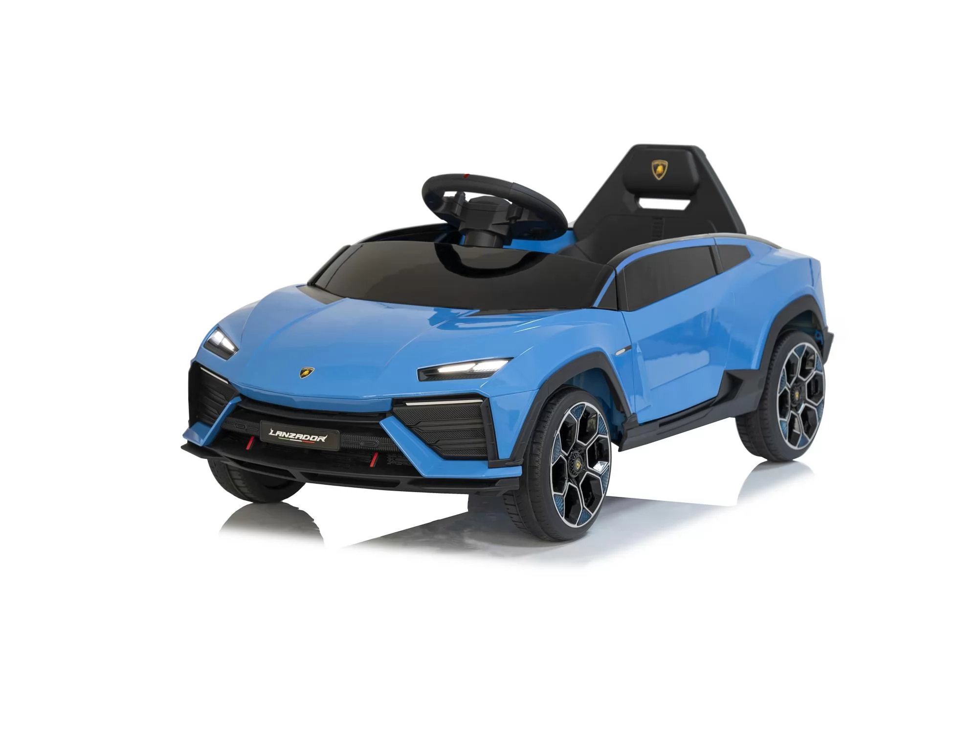 Official Licensed Lamborghini Lanzador Kids Ride-On Car 6V/12V with 2.4G Remote, Double Doors, LED Lights and EV-Concept Styling