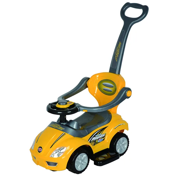 Solid 3 in 1 Baby Push Car Ridable Toy Cart (1)