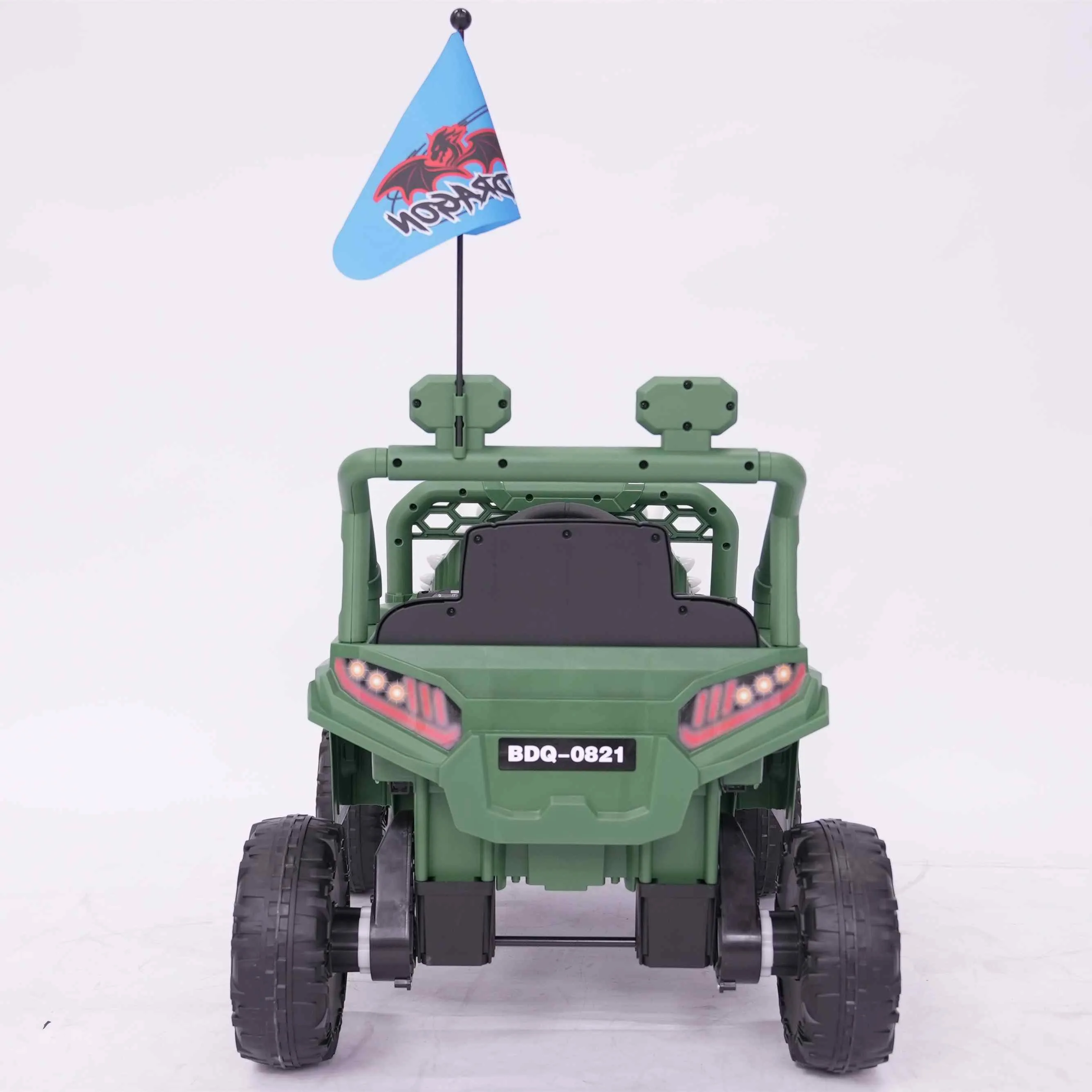 12V Kids Ride On Triceratops Car with Bluetooth Music & Early Education