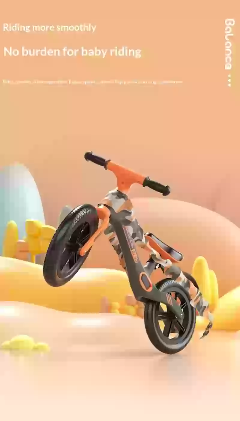CHITUO CB-X101B Kids Balance Bike — 12″ EVA Wheels Training Bike for Toddlers