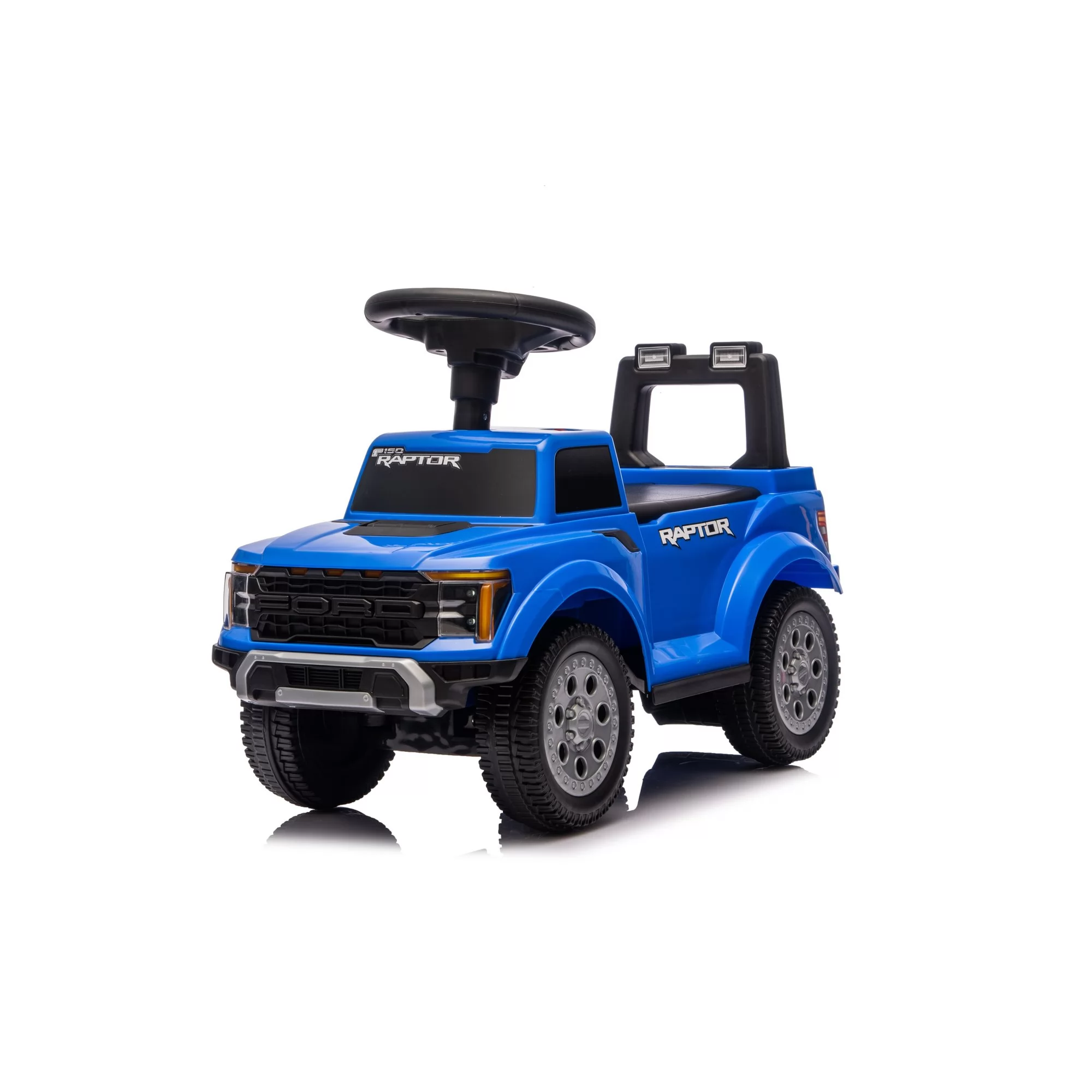 Official Licensed Ford F-150 Raptor Kids Ride-On Truck — Foot-to-Floor Push Car with Engine Sound, Lights & Under-Seat Storage for Toddlers 12-36 Months