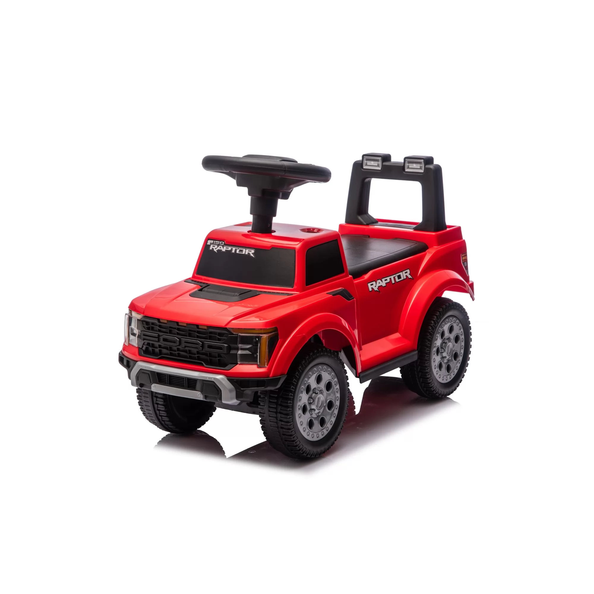 Official Licensed Ford F-150 Raptor Kids Ride-On Truck — Foot-to-Floor Push Car with Engine Sound, Lights & Under-Seat Storage for Toddlers 12-36 Months