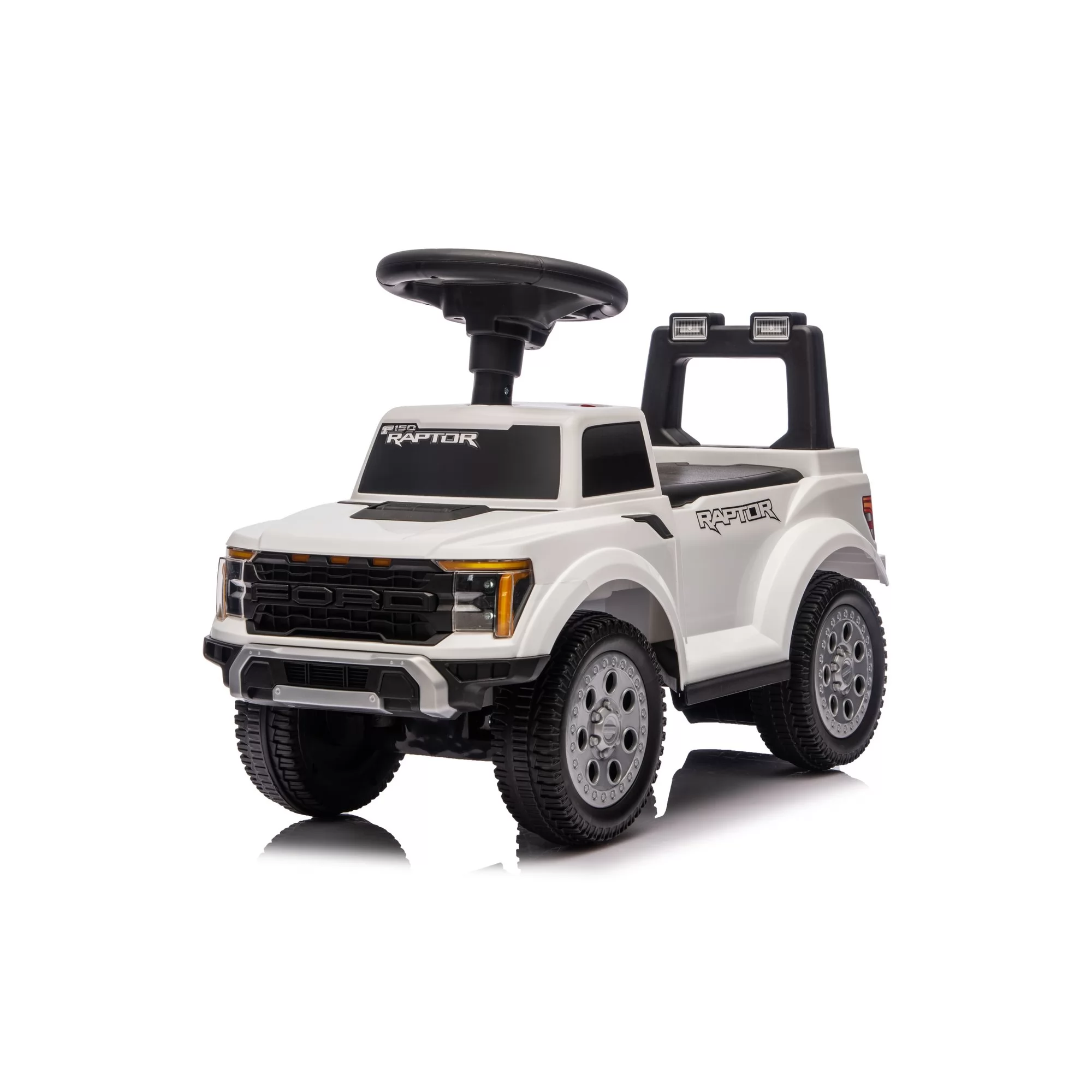 Official Licensed Ford F-150 Raptor Kids Ride-On Truck — Foot-to-Floor Push Car with Engine Sound, Lights & Under-Seat Storage for Toddlers 12-36 Months