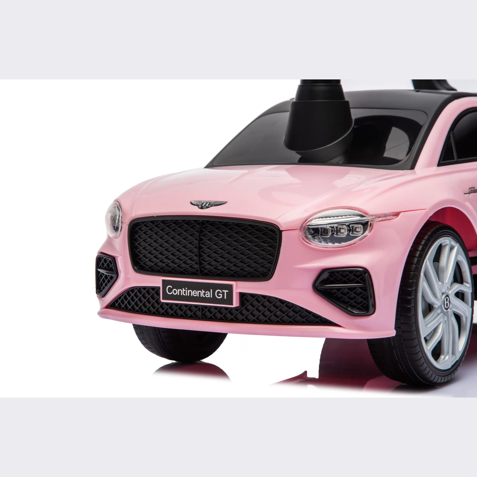 Bentley Continental GT Foot-to-Floor Ride-On Car for Toddlers — Licensed Push Car with Sound & Storage