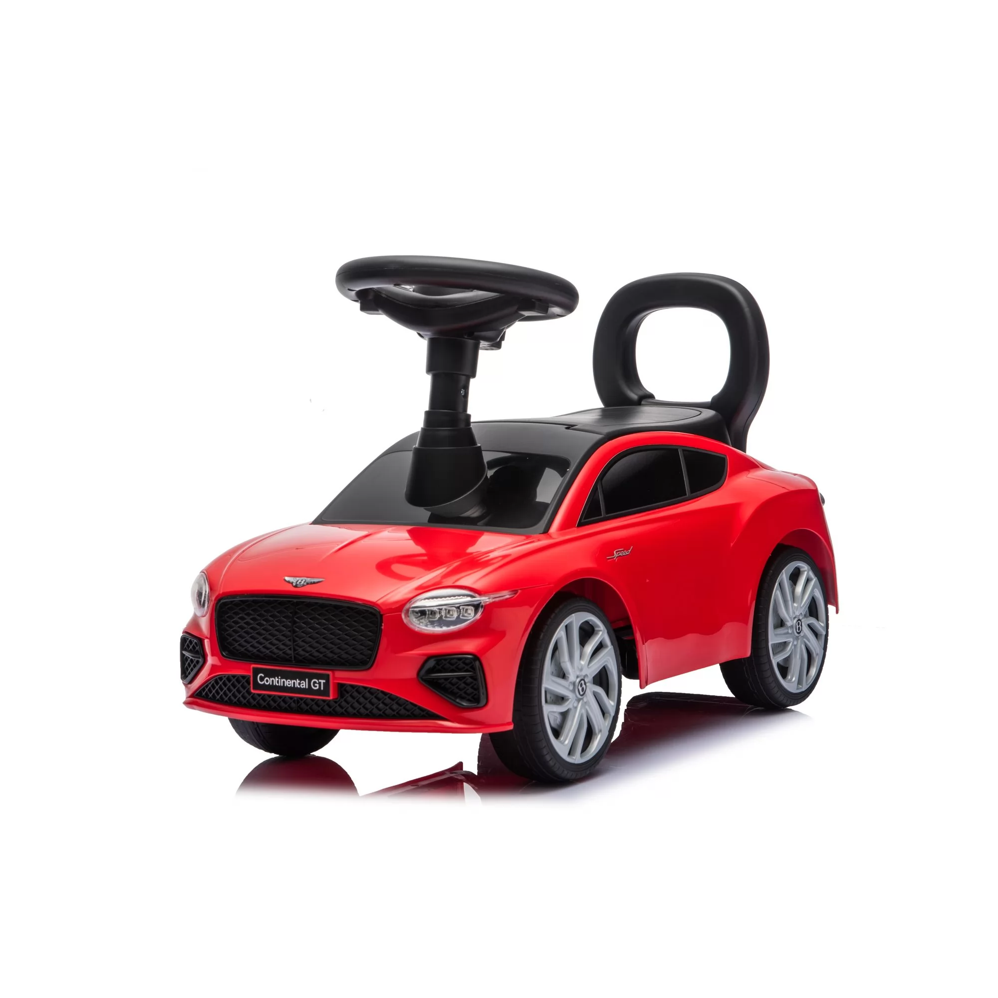 Bentley Continental GT Foot-to-Floor Ride-On Car for Toddlers — Licensed Push Car with Sound & Storage