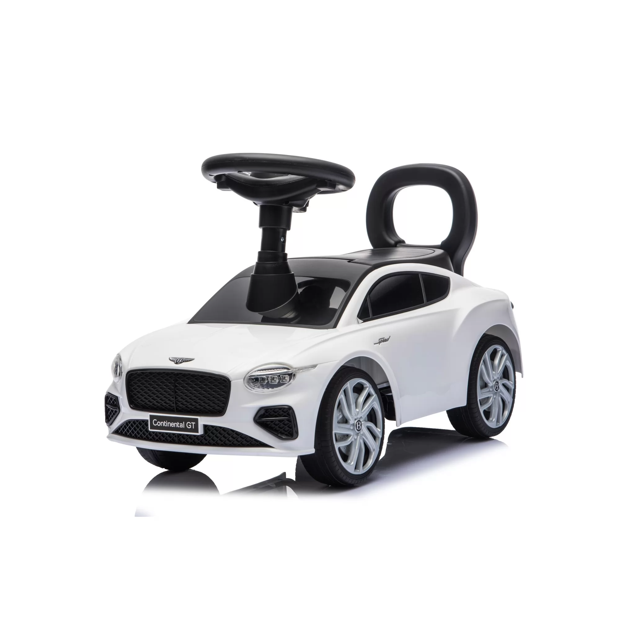 Bentley Continental GT Foot-to-Floor Ride-On Car for Toddlers — Licensed Push Car with Sound & Storage